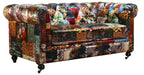 Winston Chesterfield Patchwork 2 Seater Sofa