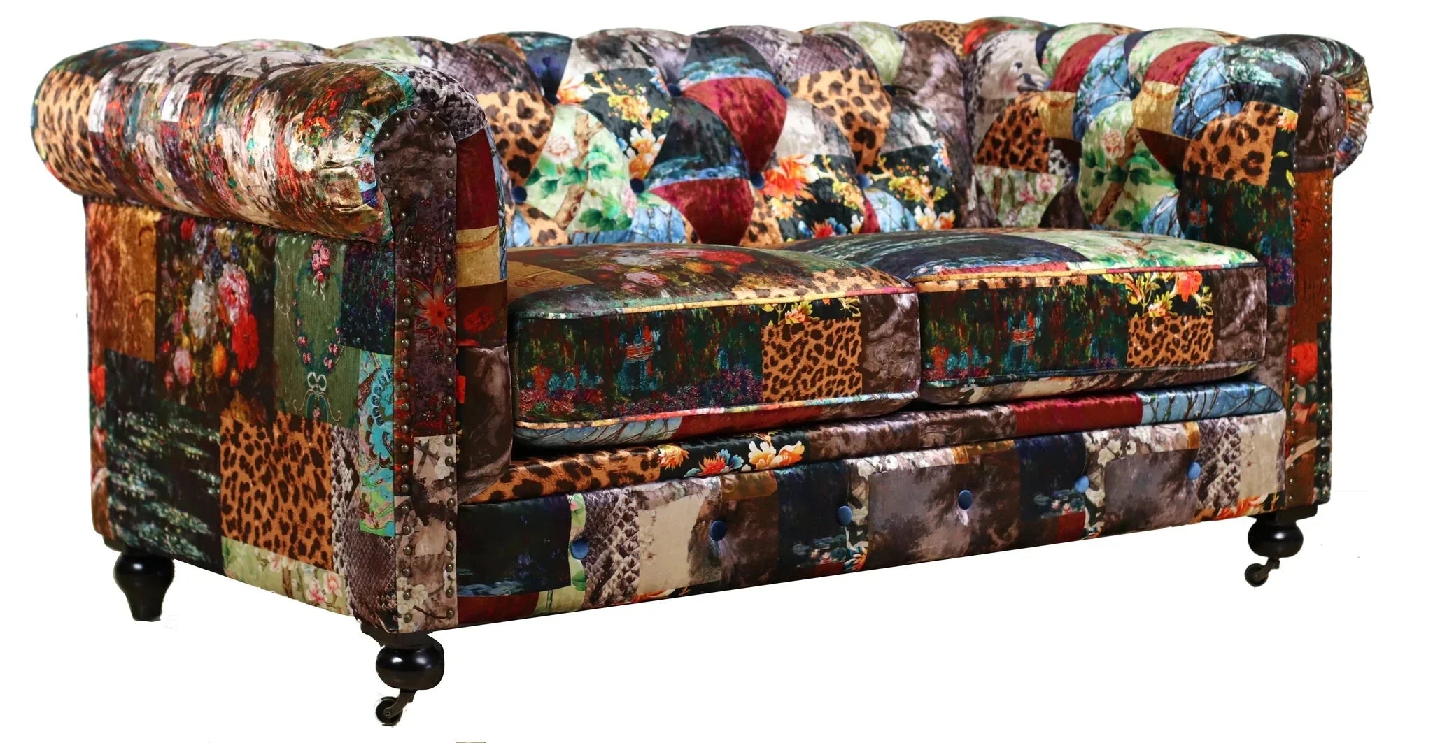 Winston Chesterfield Patchwork 2 Seater Sofa