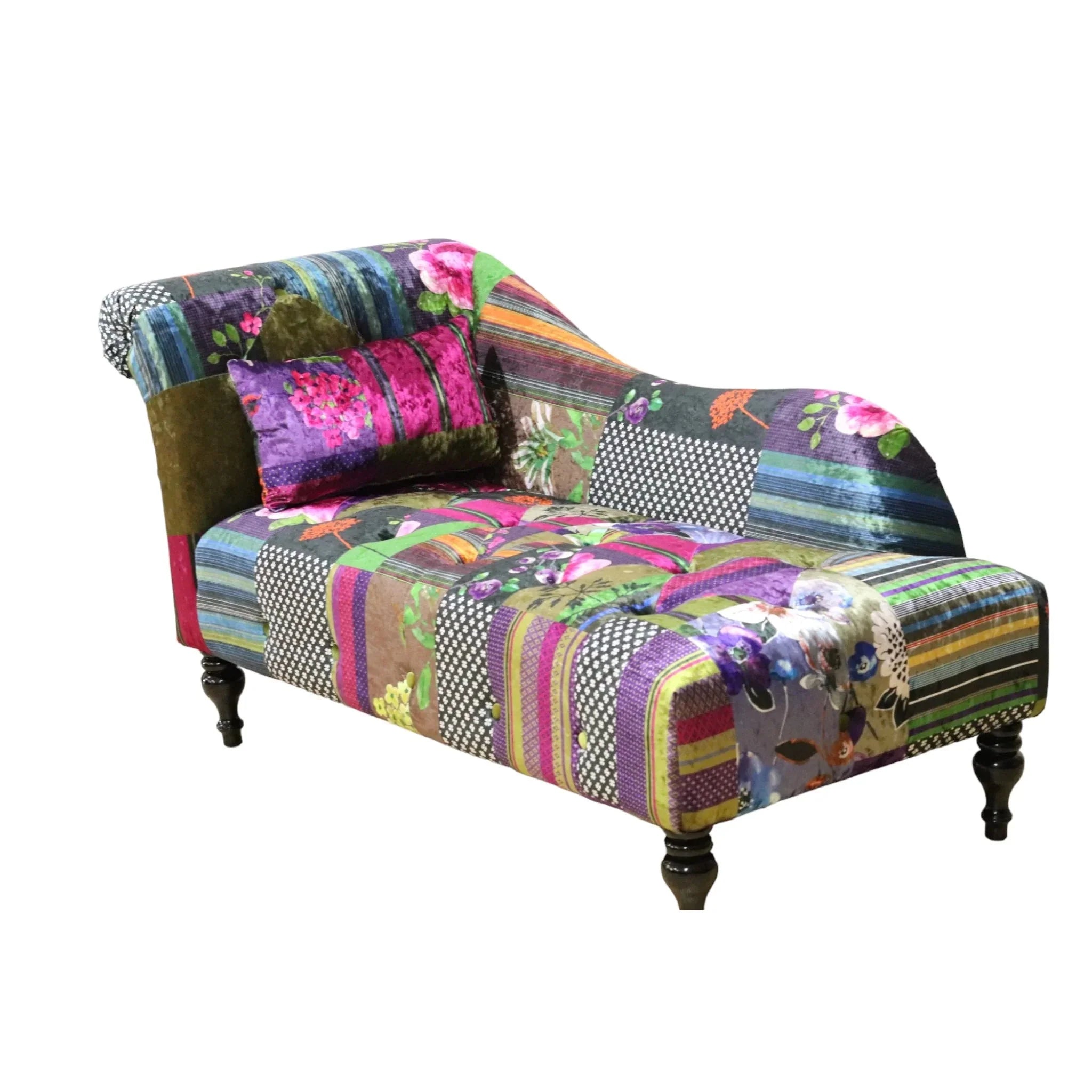 Winston Patchwork Chaise Chair | Day bed