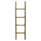 Wooden Ladder with Rope finish -  143cm
