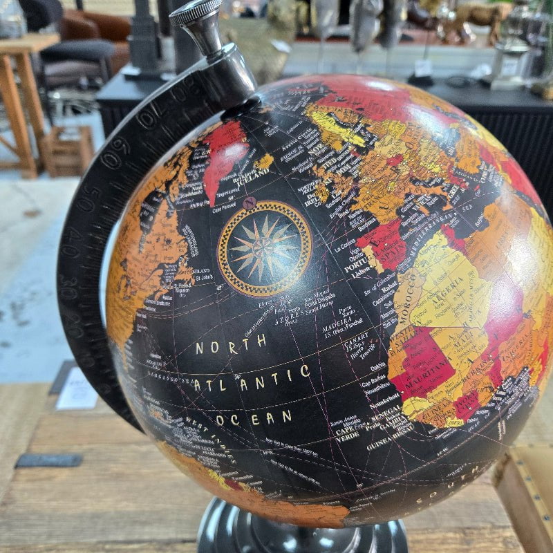 World Globe on Metal Stand - Large