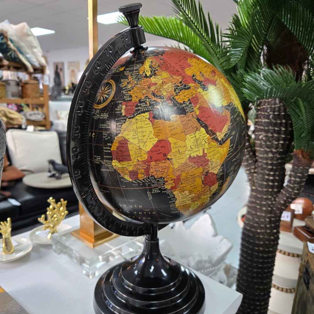 World Globe on Metal Stand - Medium
