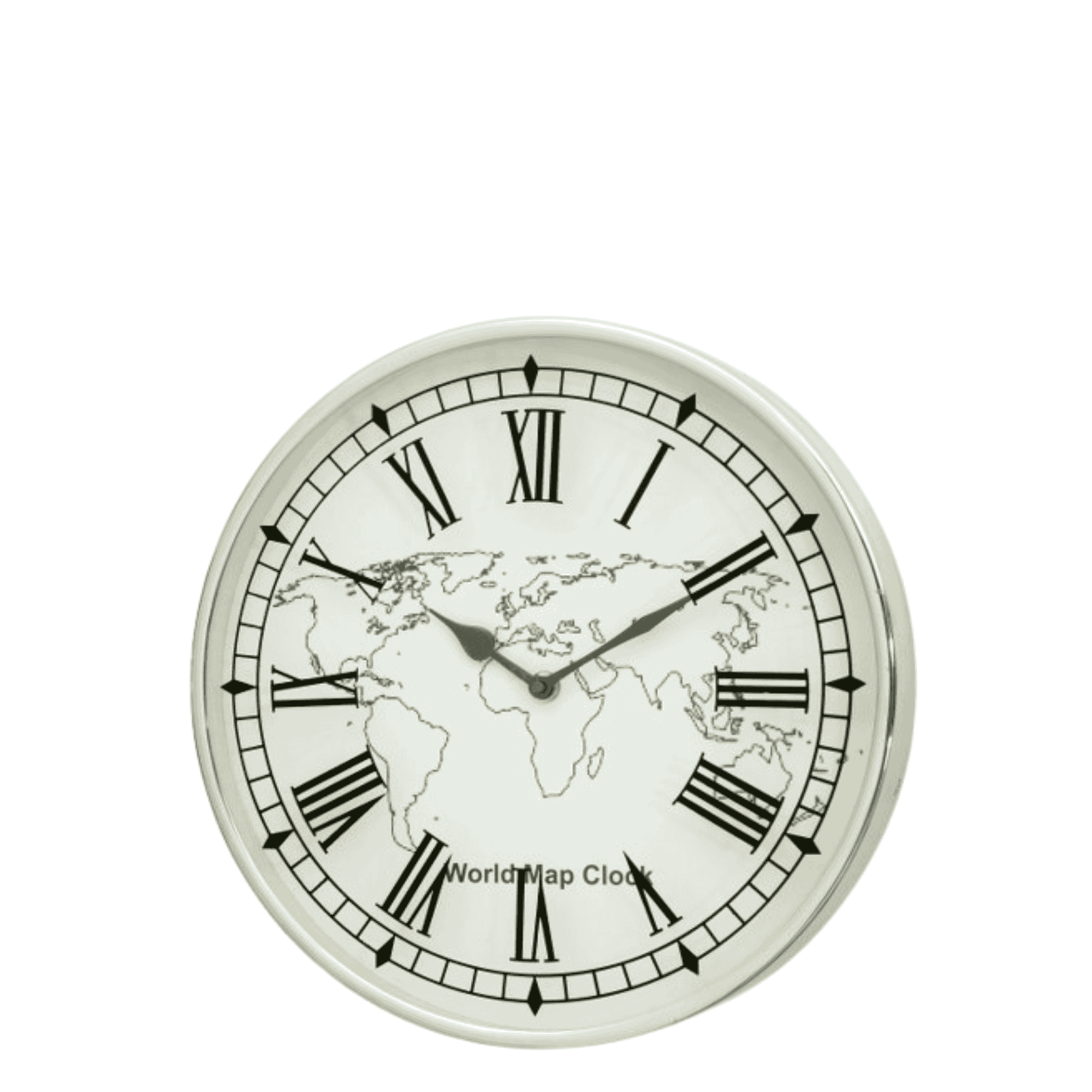 World Map Wall Clock