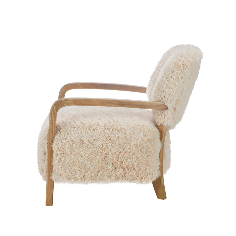 Yeti sherpa armchair — luxury sherpa chair NZ | Ayra Rose