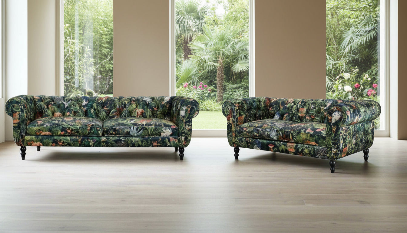 Yorkshire 3+2 Seater Chesterfield Sofa Set