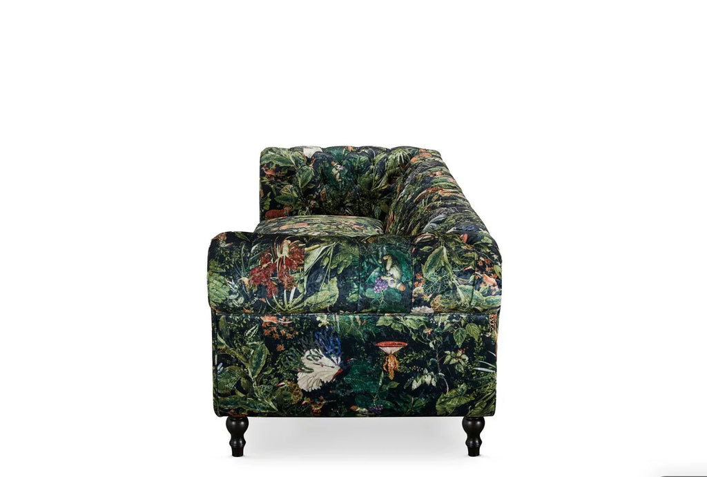 Yorkshire Chesterfield 2 Seater Sofa - Forest Green