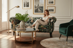 Yorkshire Chesterfield 2 Seater Sofa - Forest Green