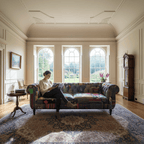 Yorkshire Chesterfield Patchwork 2 Seater Sofa
