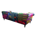 Yorkshire Chesterfield Patchwork 3 Seater Sofa
