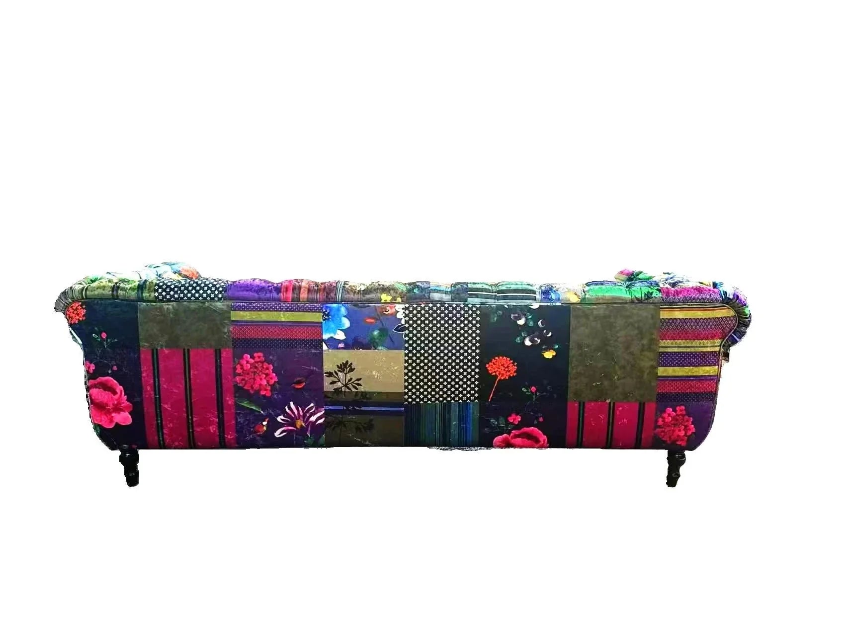 Yorkshire Chesterfield Patchwork 3 Seater Sofa