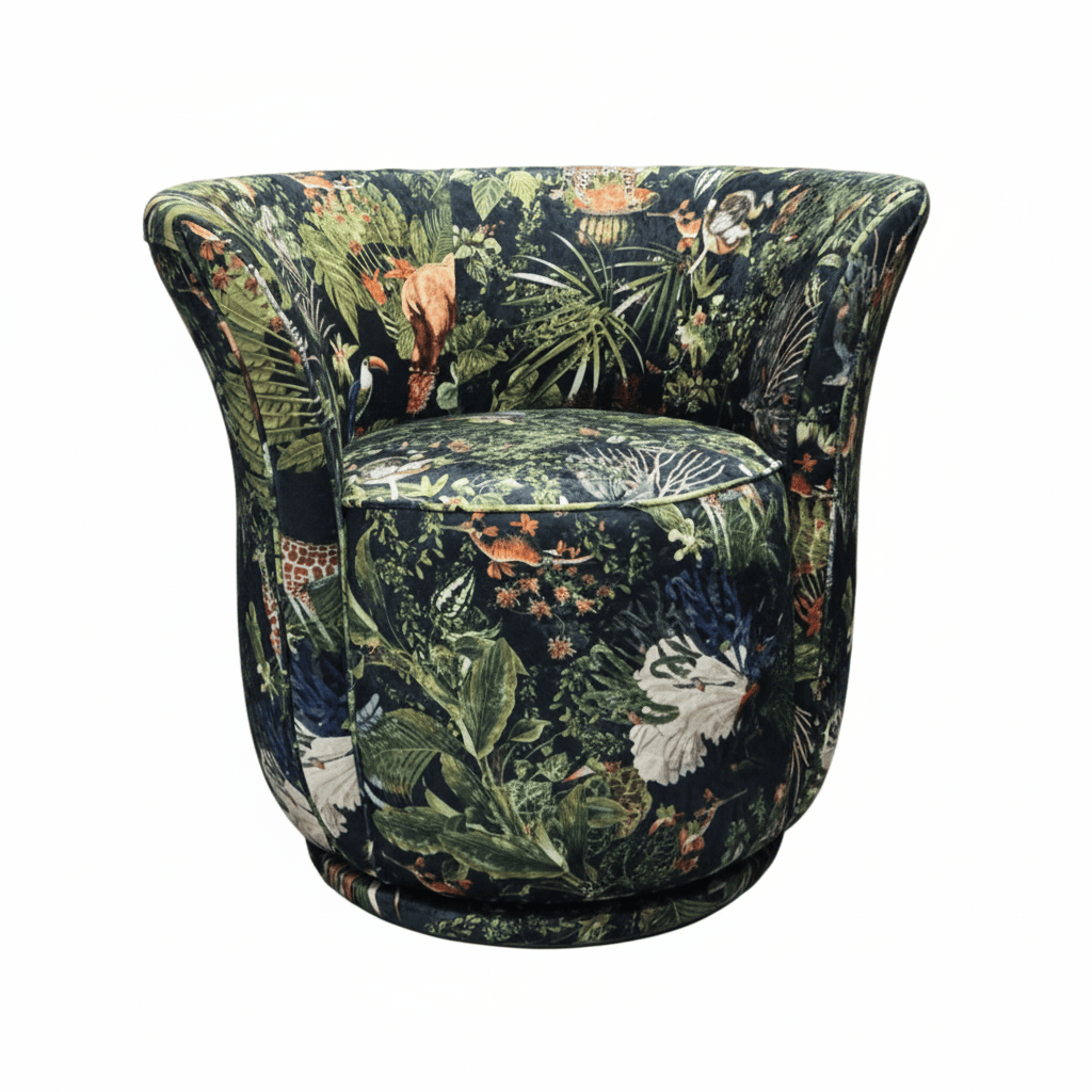 Yorkshire Patchwork Tub Swivel Chair