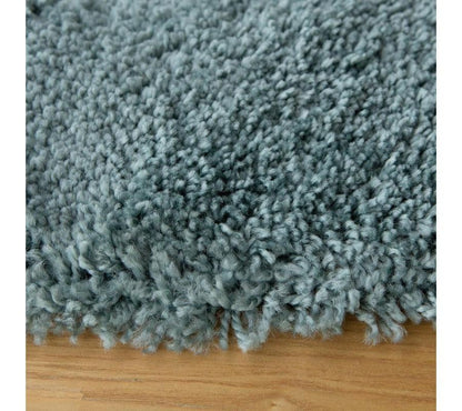 Nomadic Round Teal Blue Rug