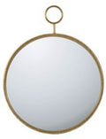 Gold Framed Round Mirror - Large