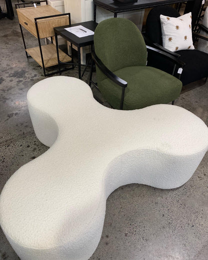 Georgia Boucle Ottoman XL