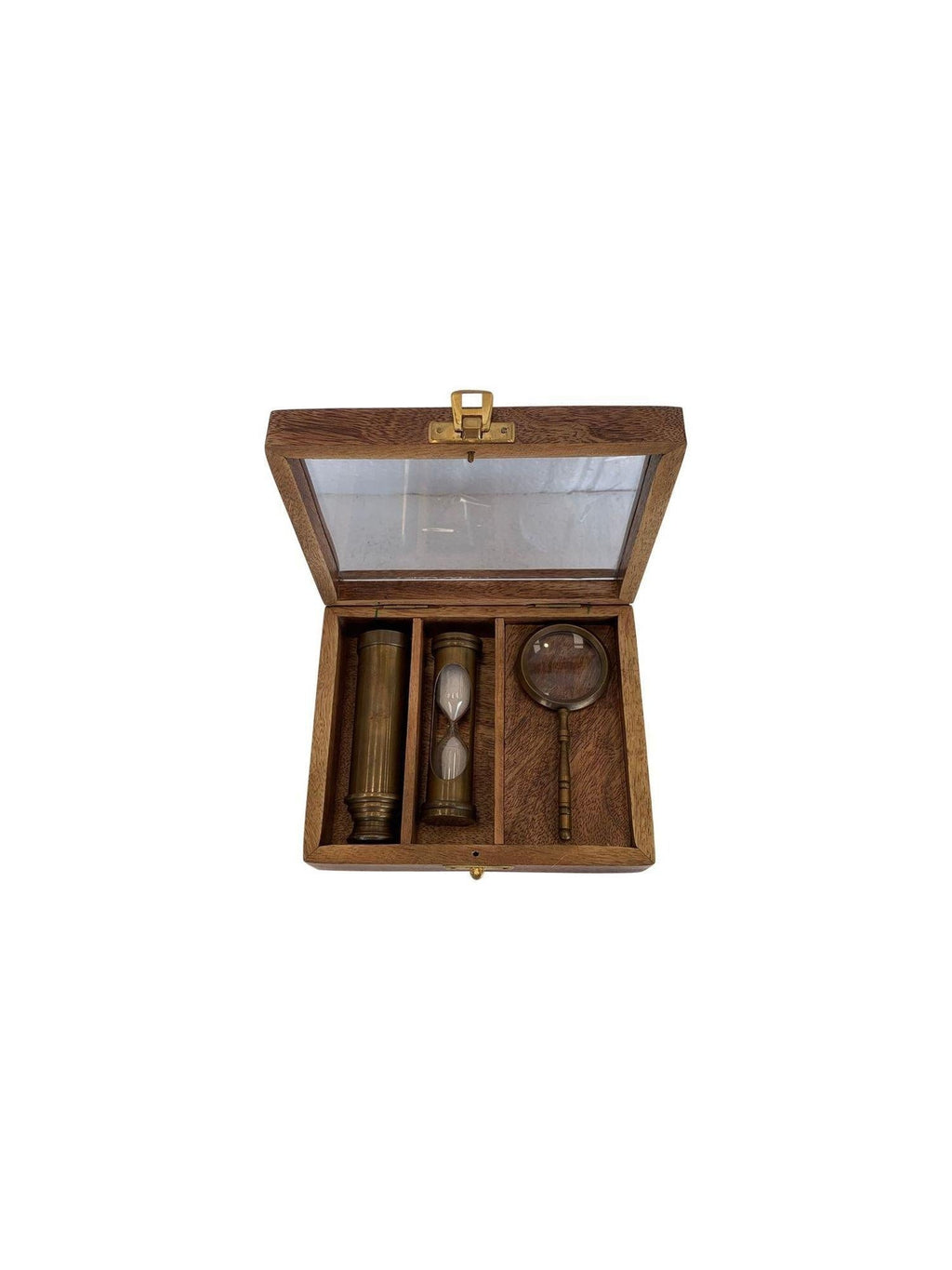 Sand Timer, Telescope and Magnifier Set 3 Gift Set