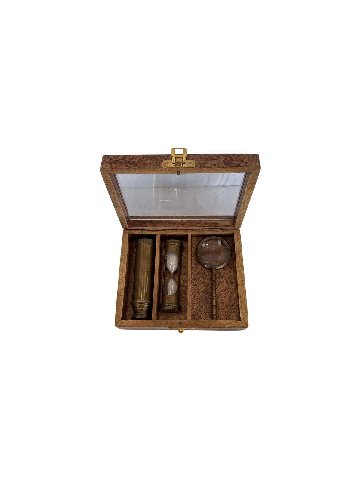 Sand Timer, Telescope and Magnifier Set 3 Gift Set