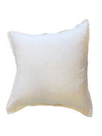 Cushion Cover Plain Cream Double Sided with A 2cm Flange