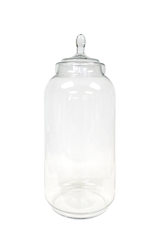 Glass Jar with Glass Lid Medium