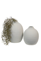 Curved Vase Grey Medium