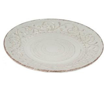 Rustic fare side plate Set/6 - Cream