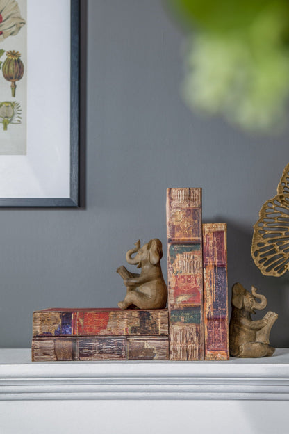 Antique Book Boxes S/6