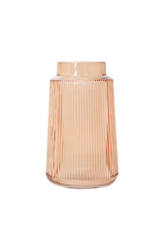 Sia Glass Vase Small Amber