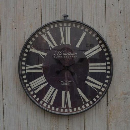 Wall Clock with Roman Numerals
