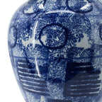 Abstract Pattern Lidded Jar