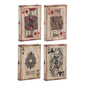 Playing Card Book Boxes S/4