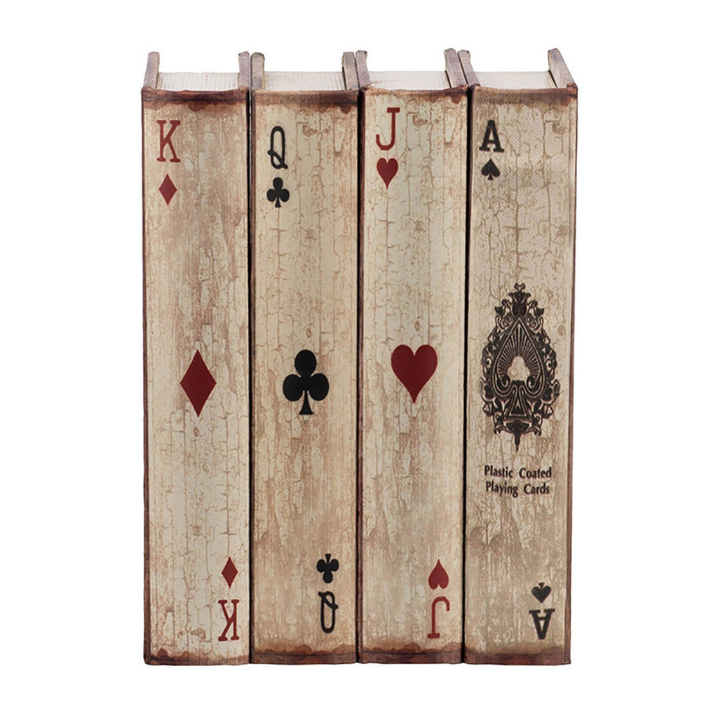 Playing Card Book Boxes S/4