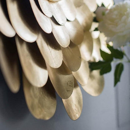 Gold Petal Mirror