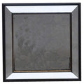 Rusty Black W/Gold Frame W/Vintage Mirror