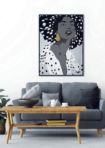 Framed Canvas Art - Maria