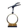 Gymnast Handstand On Metal Object